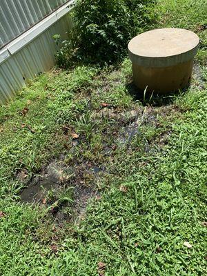 If you notice seepage into the yard, CALL US!