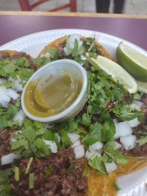 Tacos de barbacoa