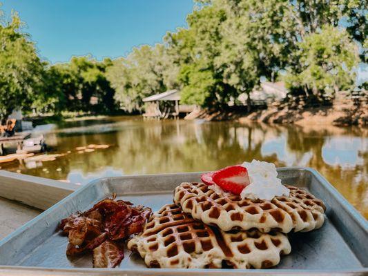 Waffle breakfast!