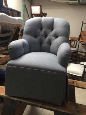 Tufted Club Chair