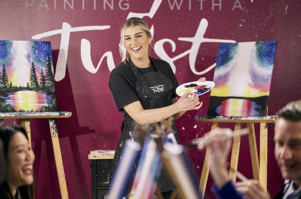 Painting with a Twist is a fun thing to do in Grapevine, TX!