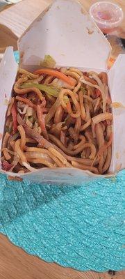 Roast pork lo mein (large)