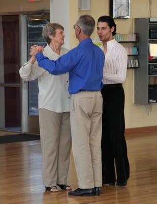 Whether you are young or old, Arthur Murray can help you learn the basics of ballroom dancing.