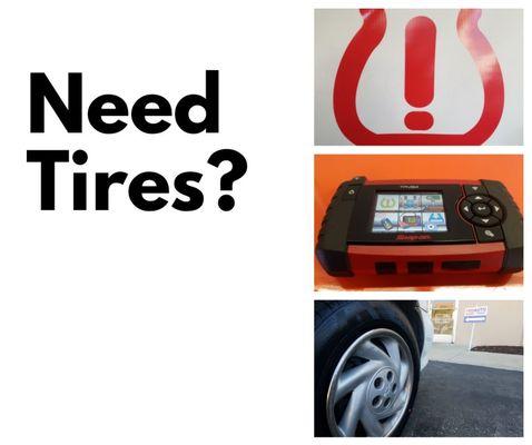 Complete Tire service. Tire pressure light on? Got a flat? Need new tires? We can handle all that and much more here at Pro Auto