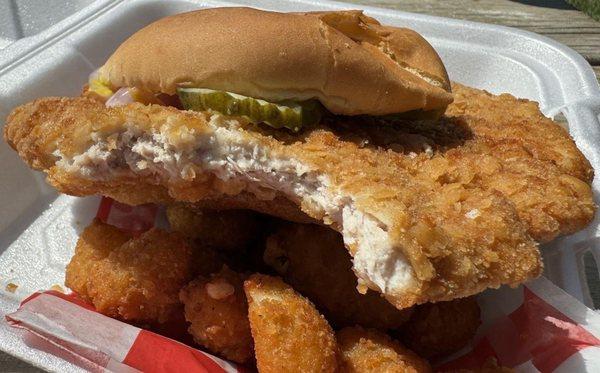 Breaded Pork Tenderloin Sandwich