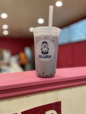 Taro w/ popping boba