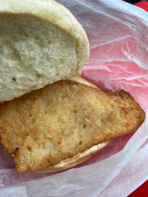 Fish sandwich plain