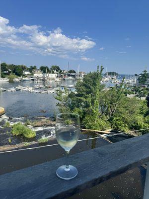 View from deck upstairs