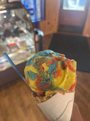 Superman Ice Cream! Yummmm