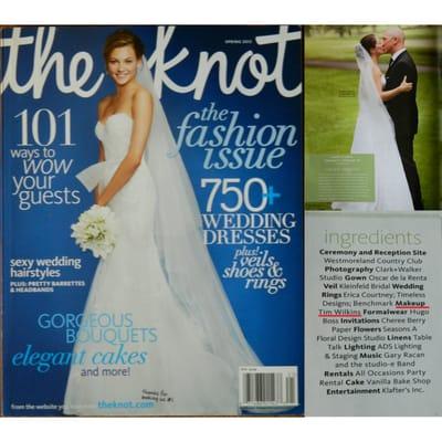 Tim Wilkins' work was featured in The Knot.