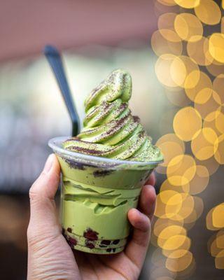 Matcha Soft Serve Ice Cream