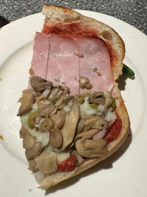 Pizza deluxe sub