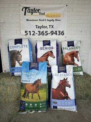 Triple Crown horse feed