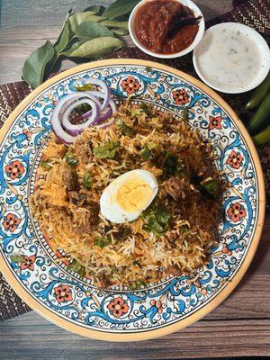 Hyderabadi Lamb Biryani