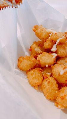 Fried cheese bites