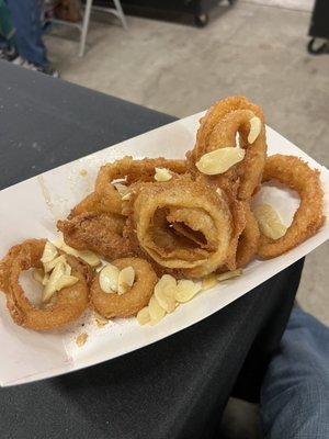 Garlic onion rings