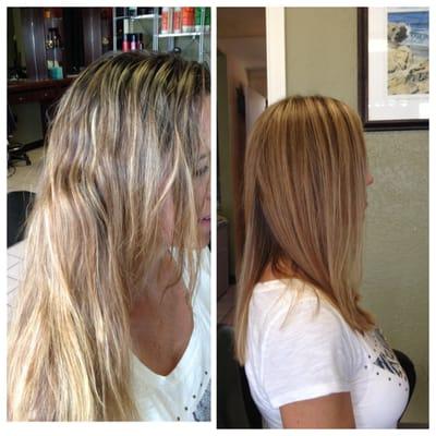 Before and After. Thank You Kathy!