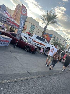 Packed house Water Street Henderson Hot Rod Days Car Show 2024