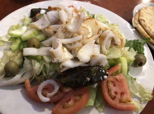 Grilled Mediterranean Salad. Good but pricey.