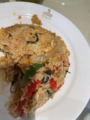 Chicken basil fried rice-deliciousness!