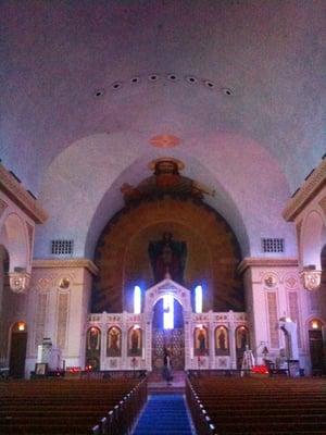 Inside main church