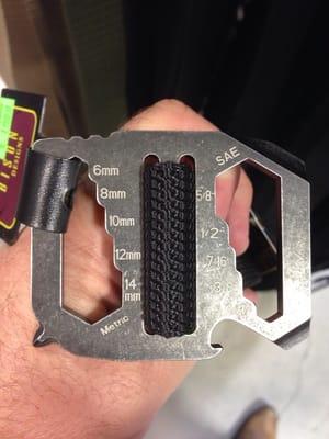 Tool belt buckle