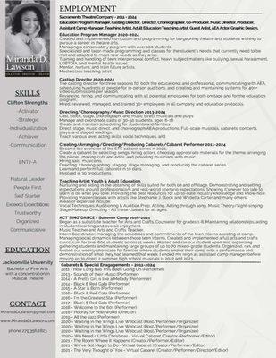 Resume/CV