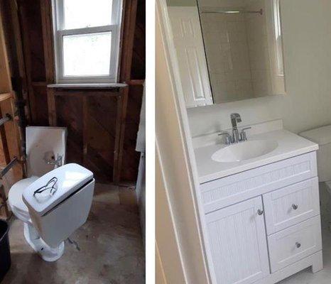 Before and After (Bathroom)