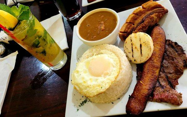 mini bandeja paisa & mojito