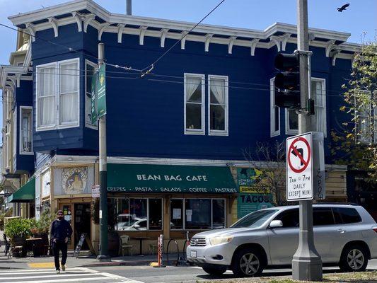 View from across Divisadero