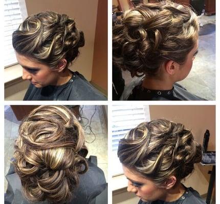 Beautiful prom updo! They are the best here!