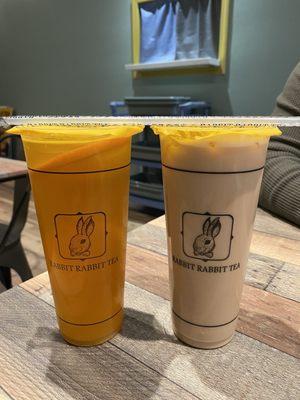 Signature Fresh Fruit Ice Tea and Assam Milk Tea