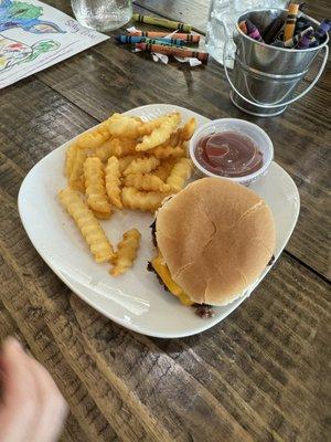 Kids cheese burger. The sizes were perfect!