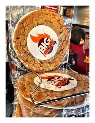 Big Cookie ! Grand Opening Day @ Big Chicken 9421 W Higgins Rd, Rosemont, IL Chicken Sandwiches & Salads Shakes .etc. Parking Patio.  Cool!