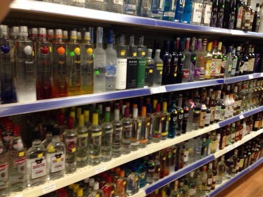 Find selection of wine and liquor