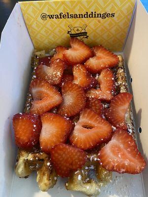 Strawberry wafel