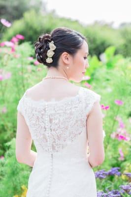 Bridal updo