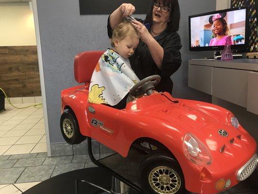 They did a great job on our son's first haircut!