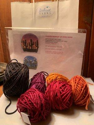 Saguaro Beanie Kit by Nancy Bates at Birdhouse Yarns