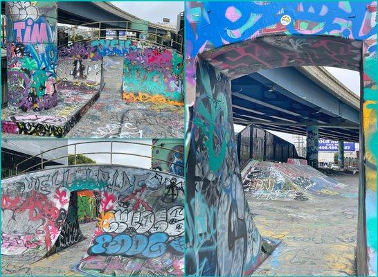 Under the Bridge Skatepark is chill and spacious.