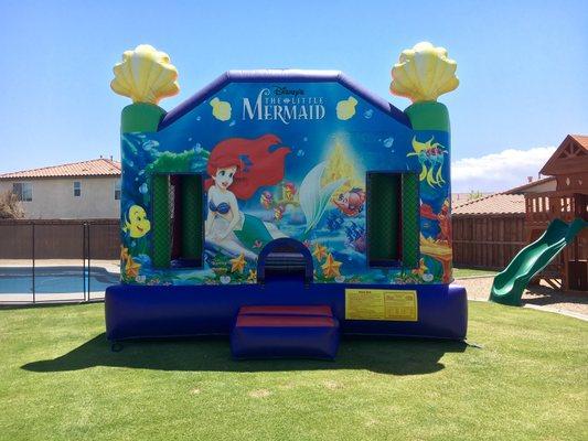 Little mermaid bounce house