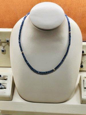 Gorgeous sapphire necklace