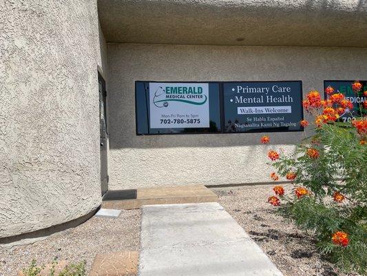 Emerald Medical Marijuana Clinic Office Window Outside 2