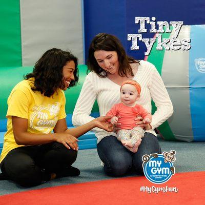 Our Tiny Tykes class are for little ones 6 to 13 months.