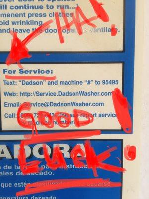 SERVICE DOES NOT EXIST!   
 Dadson STINKS!