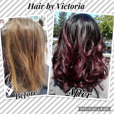 Burgundy Color melt by Victoria