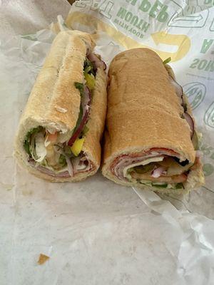 $15 beast footlong comes with very little meat