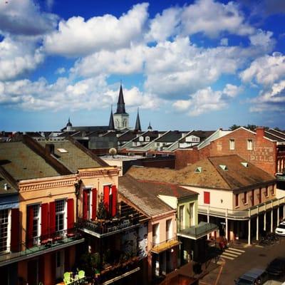 View from the rooftop terrace