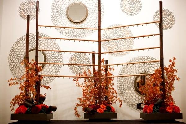 Gorgeous escort table display at the Renaissance Stanford Court. Photo by Nicole Blumberg Photography.