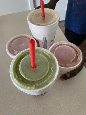 Family smoothies to go